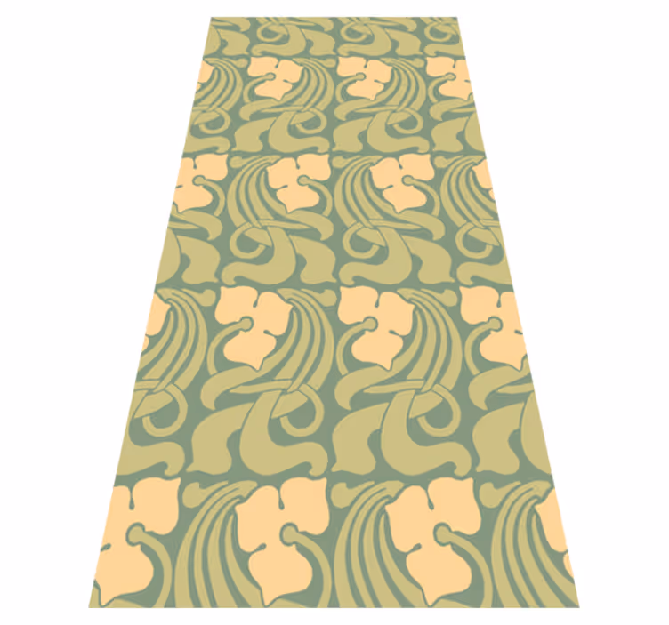 Vintage vinyl rug with contemporary design - TenStickers