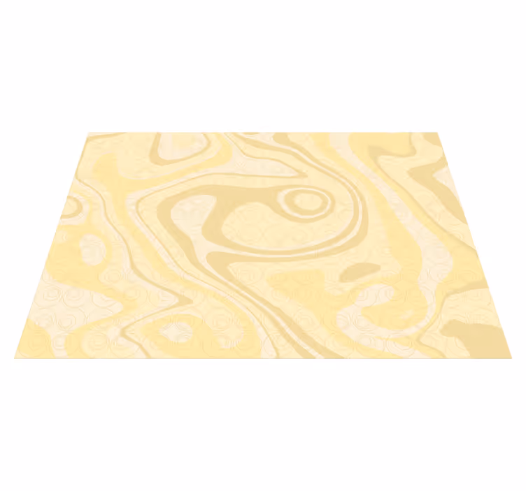 Vintage vinyl rug with 70's pop circles design - TenStickers