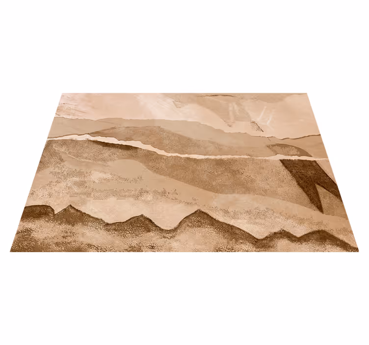 Textured vinyl rug with paper strips design - TenStickers