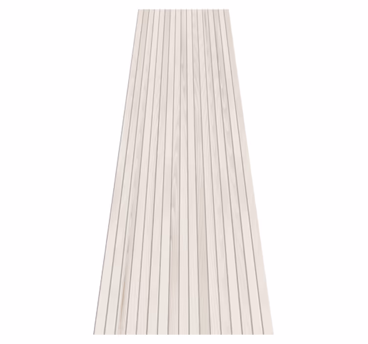 Textured vinyl rug raw vertical beige boards - TenStickers