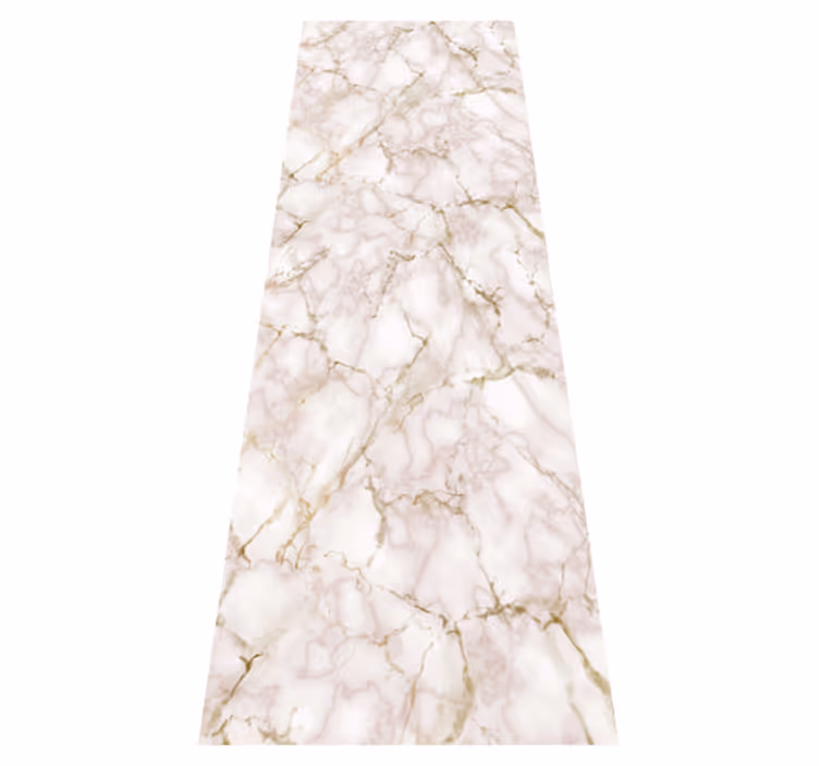 Textured vinyl rug in pink hue - TenStickers