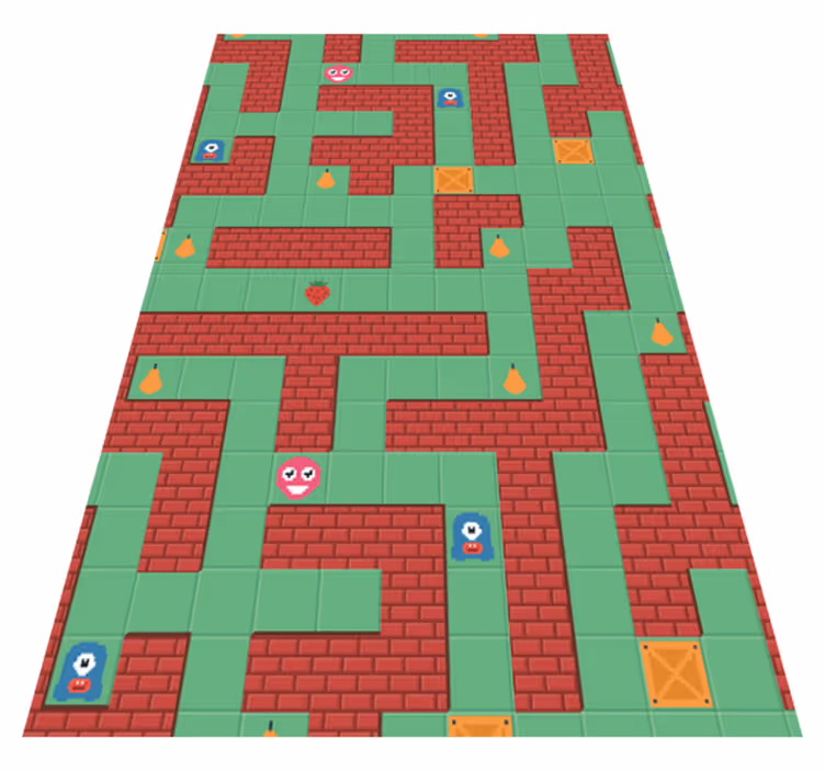 Gaming vinyl rug pacifier game - TenStickers