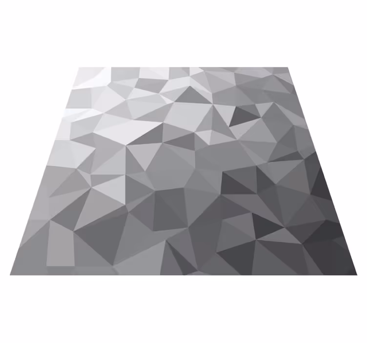 Entrance hall vinyl rug in various grey tones - TenStickers