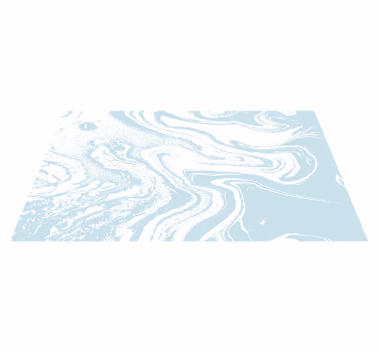 Entrance hall vinyl rug light blue marble design - TenStickers
