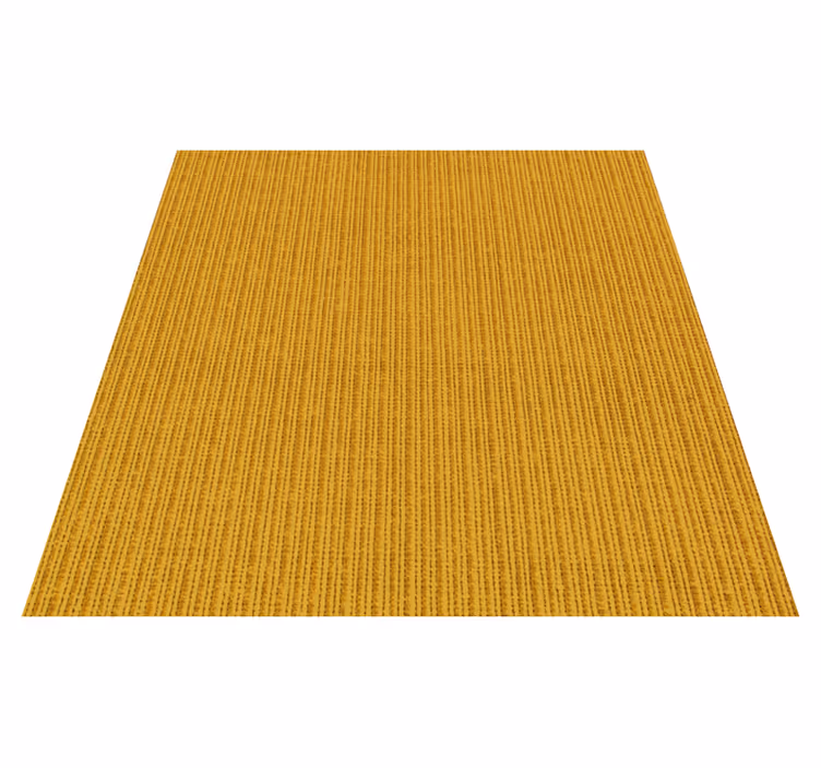 Yellow vinyl rug with bamboo look - TenStickers