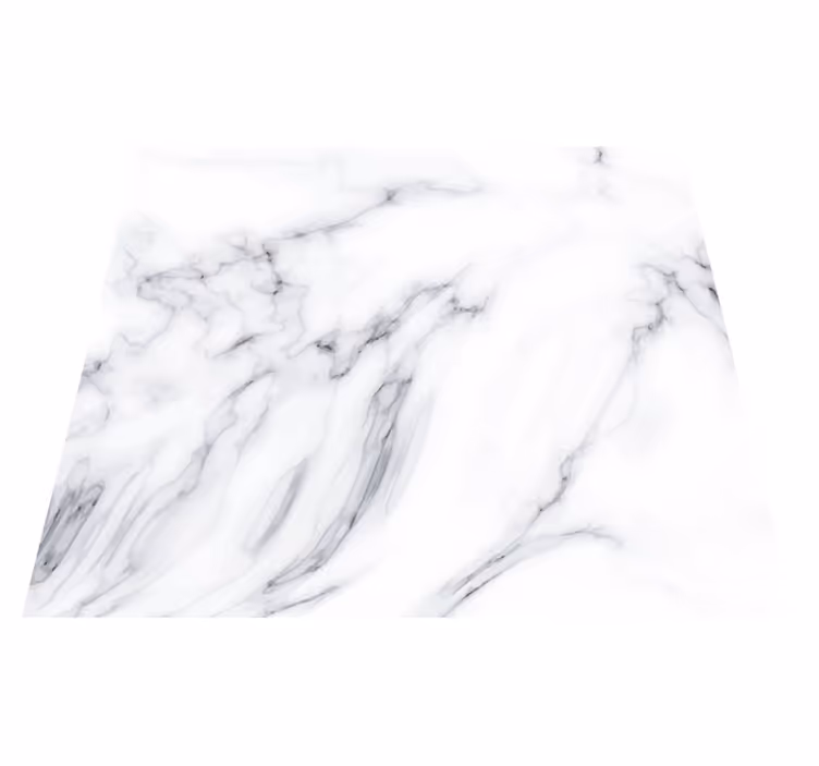 White vinyl rug in elegant marbled swirls - TenStickers