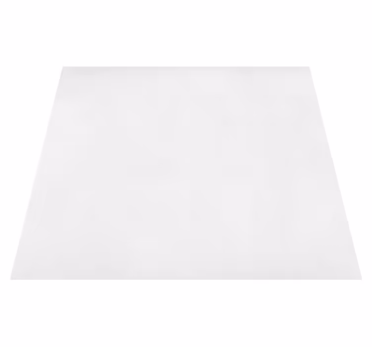 White vinyl rug in pure white - TenStickers