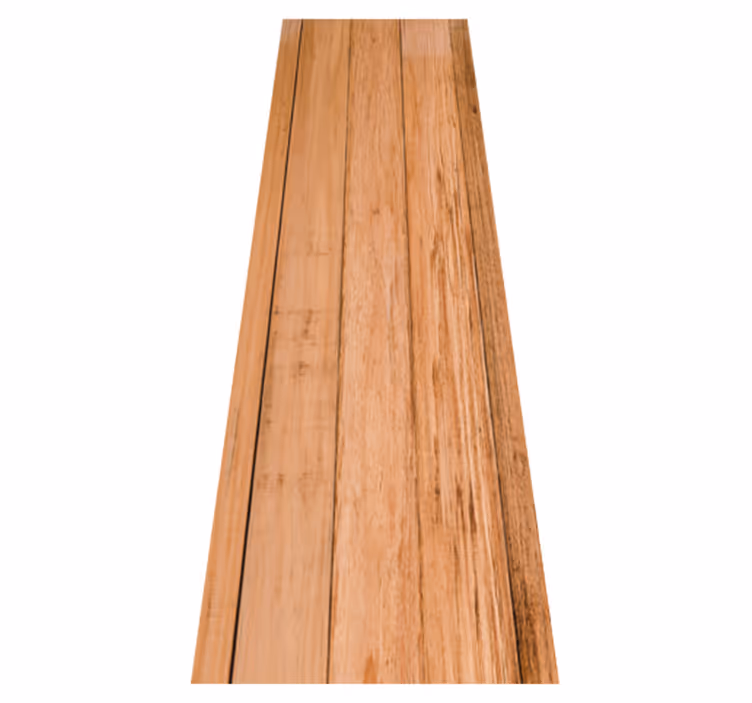 Brown vinyl rug in warm brown rustic wood style - TenStickers