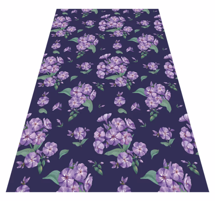 Purple vinyl rug in violet hue for stylish decor - TenStickers
