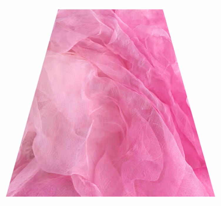 Pink vinyl rug with a pink fabric texture - TenStickers