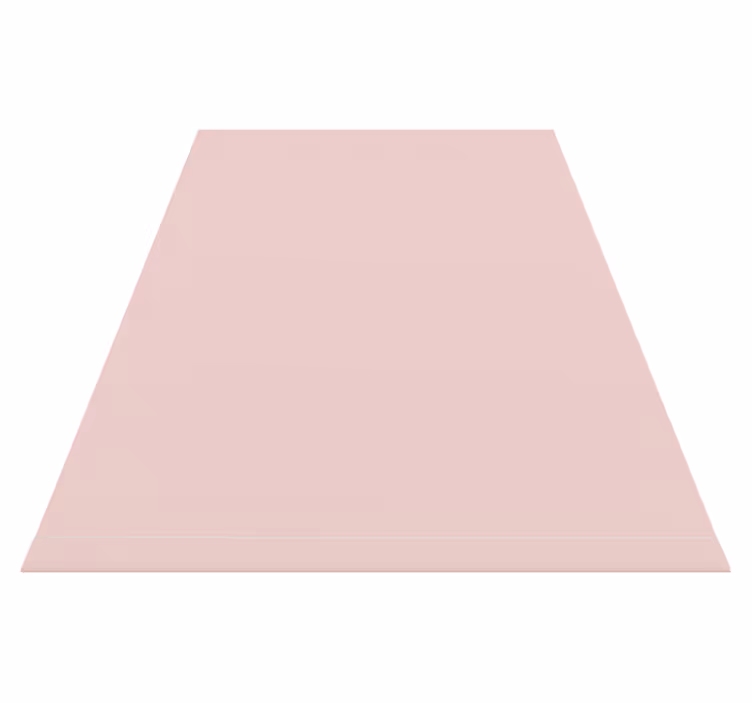 Pink vinyl rug in solid color design - TenStickers
