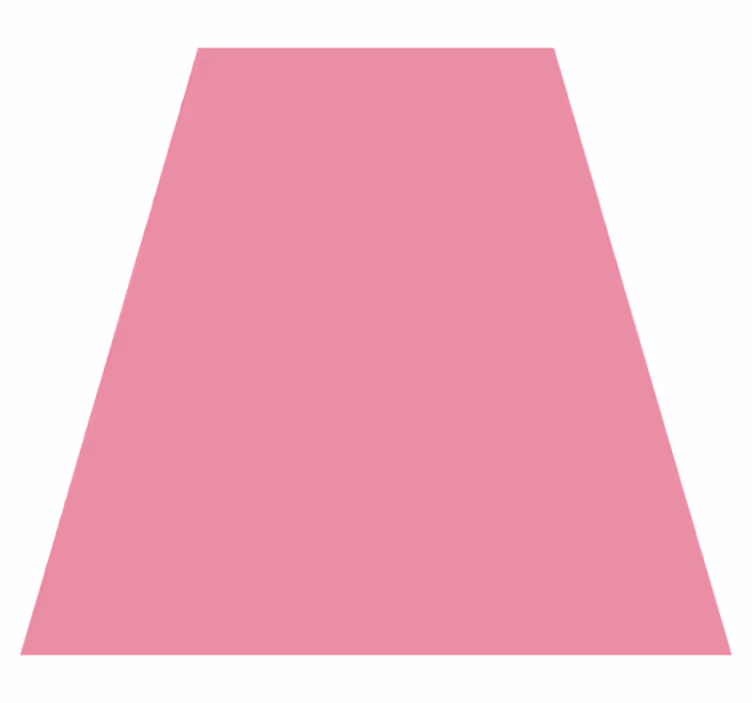 Pink vinyl rug in solid dark pink color - TenStickers