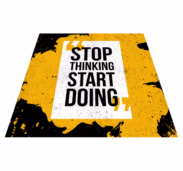 Vinyl rug - start doing vinyl rug - TenStickers