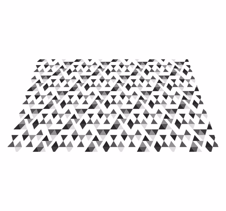 Geometric Pattern Rug geometric vinyl rug - TenStickers