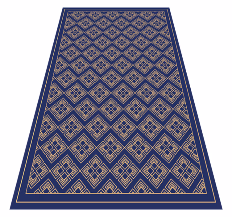 Geometric Mandala mandala vinyl rug - TenStickers