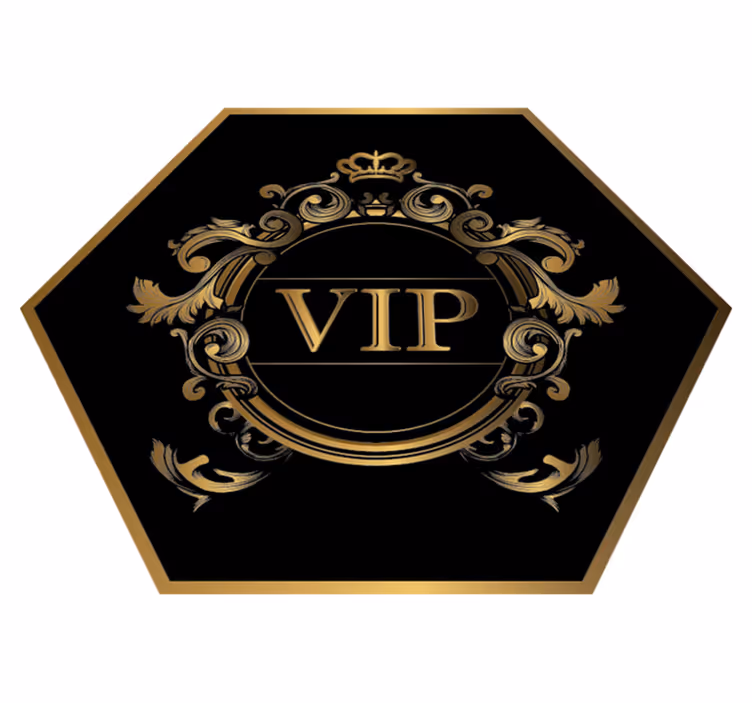 vinyl rug VIP  living room rug - TenStickers