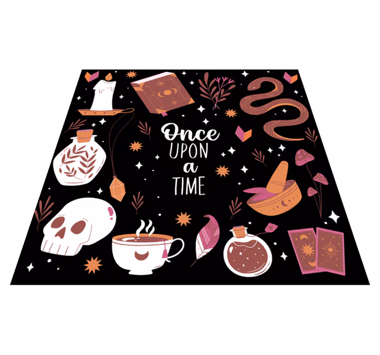 Fairytale Storytime vinyl rug - TenStickers