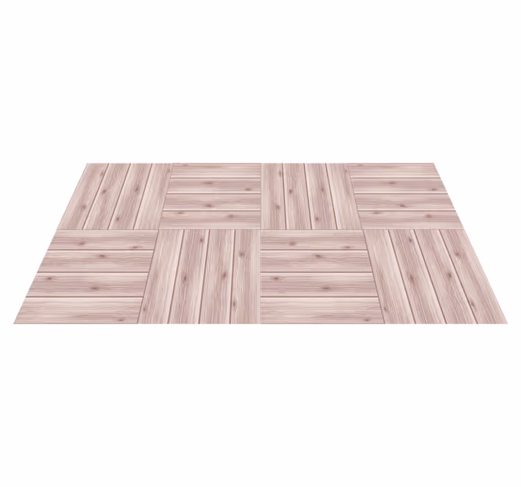 Wooden Planks Simulation wood vinyl rug - TenStickers