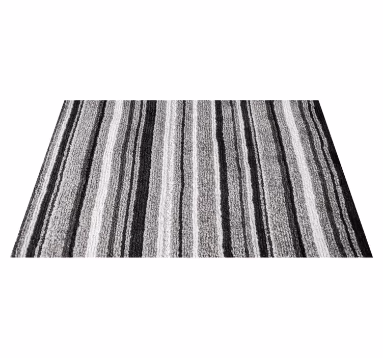 Striped Textured Surface stripes vinyl rug - TenStickers