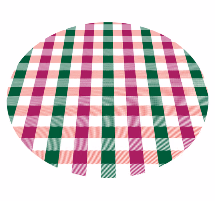 square pattern modern vinyl rug - TenStickers