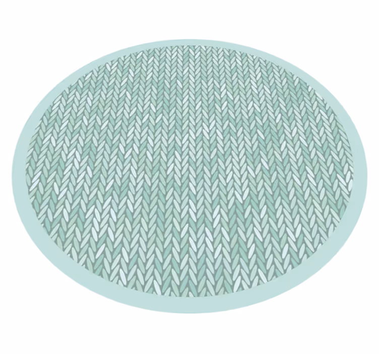 Twisted Stripes Pattern stripes vinyl rug - TenStickers
