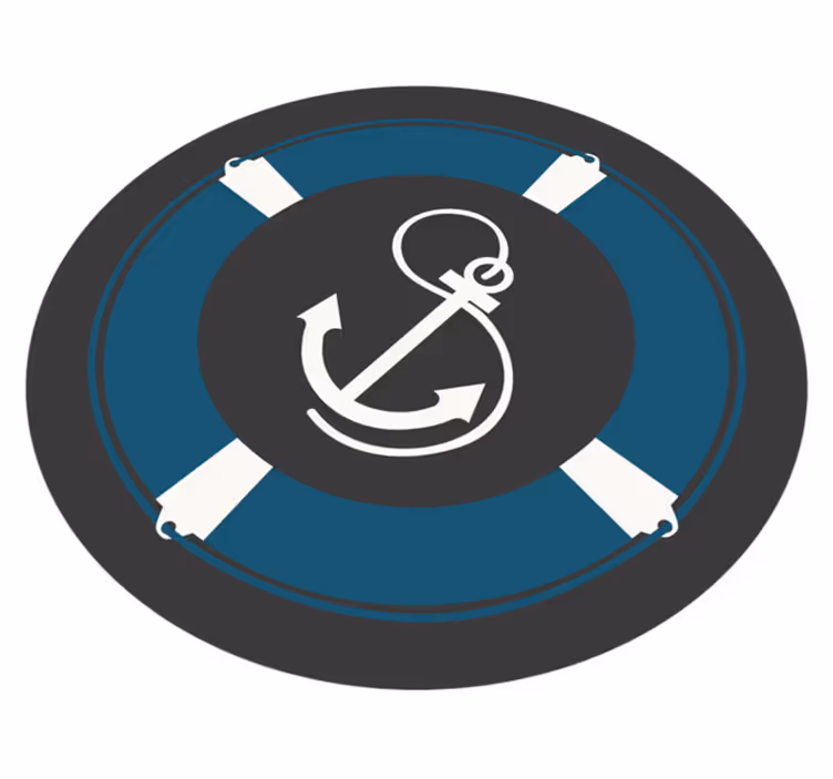 anchor rug carpet teen vinyl rug - TenStickers