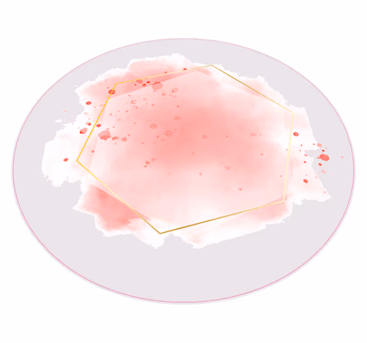 Abstract Watercolor minimalist vinyl rug - TenStickers