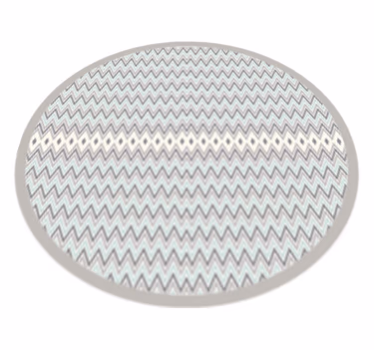 Chevron Pattern Detail stripes vinyl rug - TenStickers