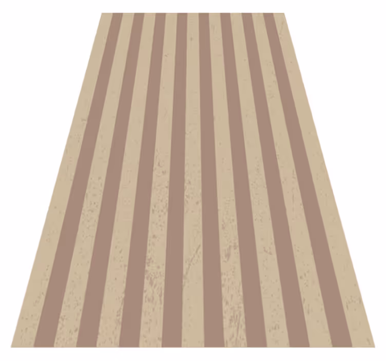 Brown stripe design stripes carpet - TenStickers
