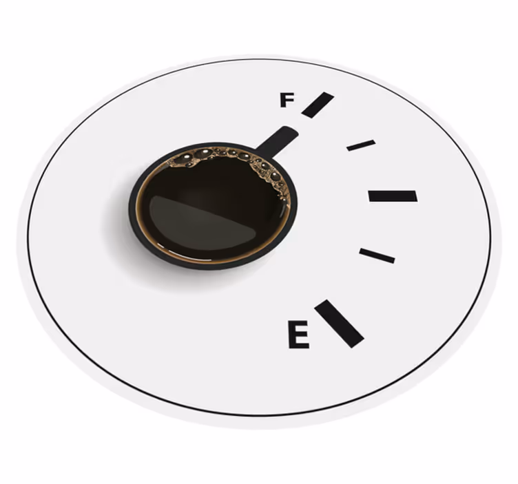 coffee power full modern rug - TenStickers