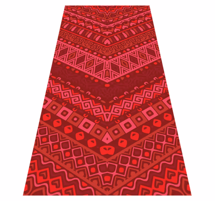 Ethnic Patterned Pathway ethnic vinyl rug - TenStickers