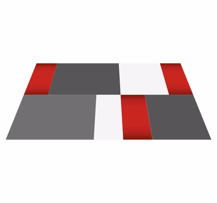 Minimalist Blocks minimalist vinyl rug - TenStickers