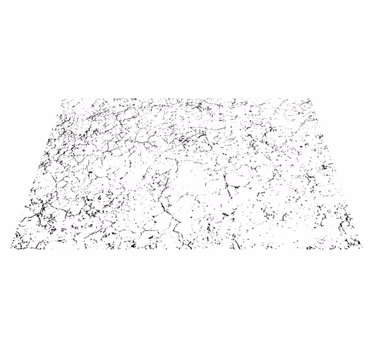 Cracked White Surface marble vinyl rug - TenStickers