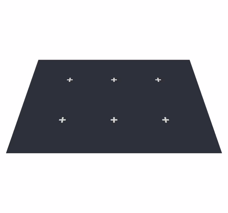 Dark Geometric Pattern minimalist vinyl rug - TenStickers