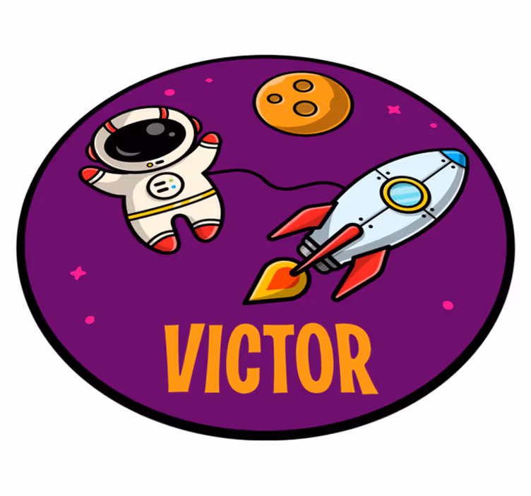 Expedition with name vinyl rug - TenStickers