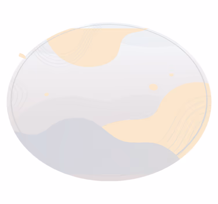 Abstract white modern modern rug - TenStickers
