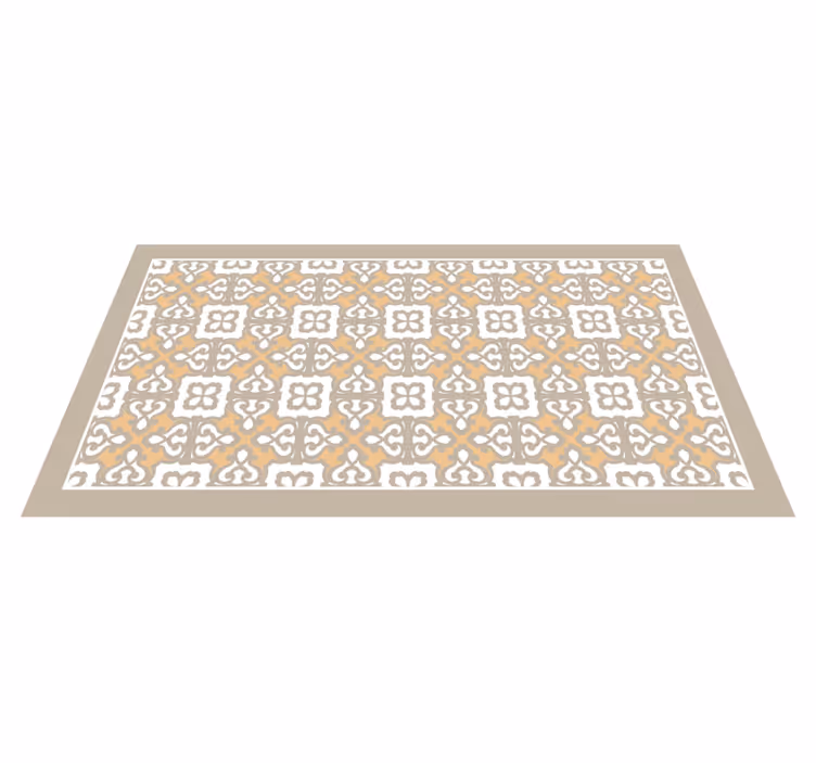 Mosaic vinyl rug with stylish decorative designs - TenStickers