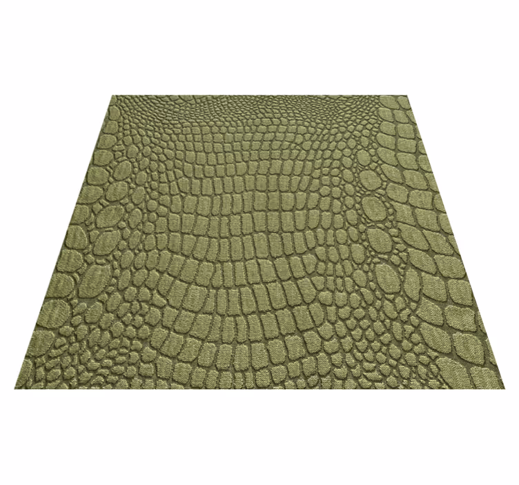 Animal print vinyl rug with crocodile skin effect - TenStickers
