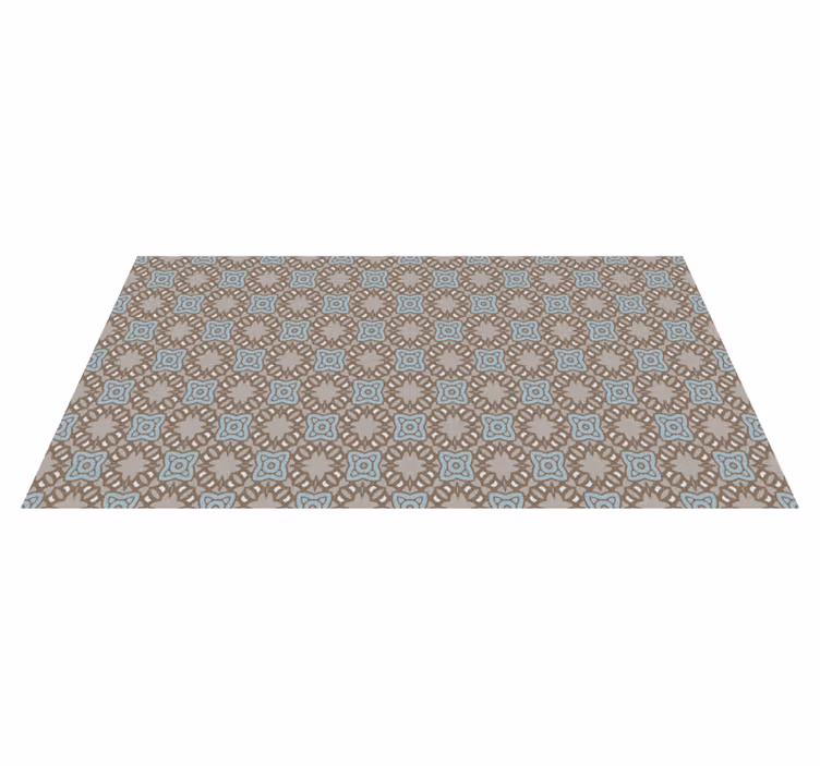 Mosaic vinyl rug mosaic design - TenStickers