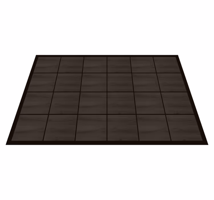 Deep Timber Squares wood vinyl rug - TenStickers