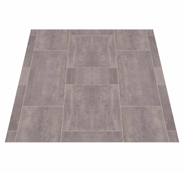 Textured grey tiles stone effect vinyl rug - TenStickers