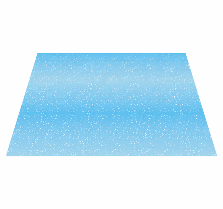 Azure shimmer veil blue vinyl rug - TenStickers