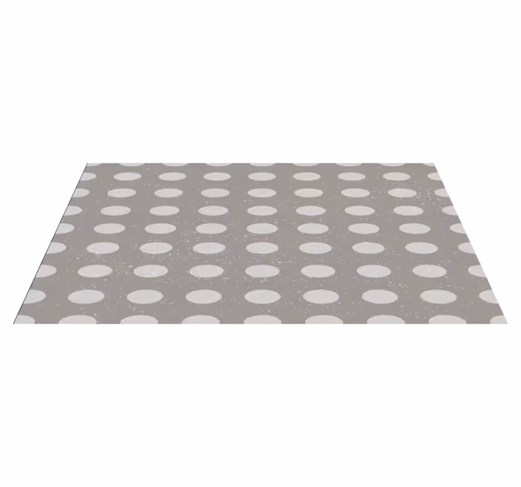 Polka Dot Pattern stripes vinyl floormat - TenStickers