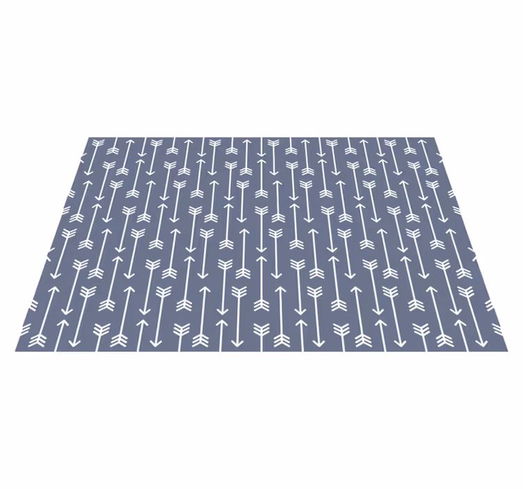 Arrow Patterns stripes vinyl floormat - TenStickers