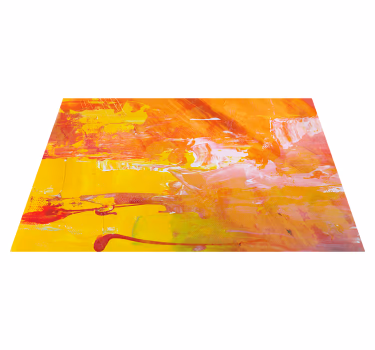 Abstract Marbling textured vinyl rug - TenStickers