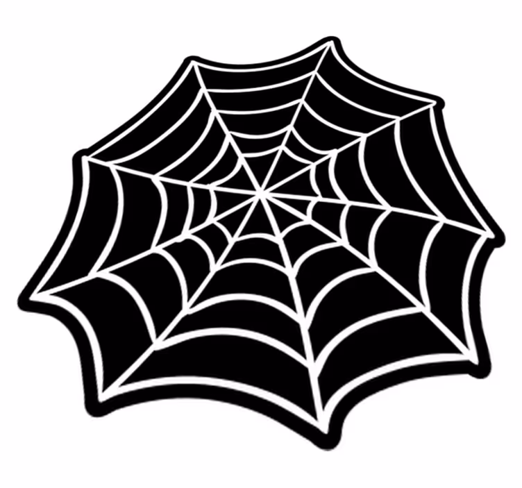 Cobweb rug teen vinyl rug - TenStickers