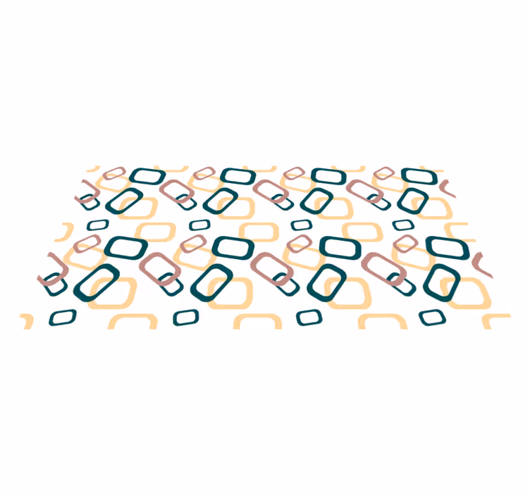 Abstract Irregular forms modern rug - TenStickers