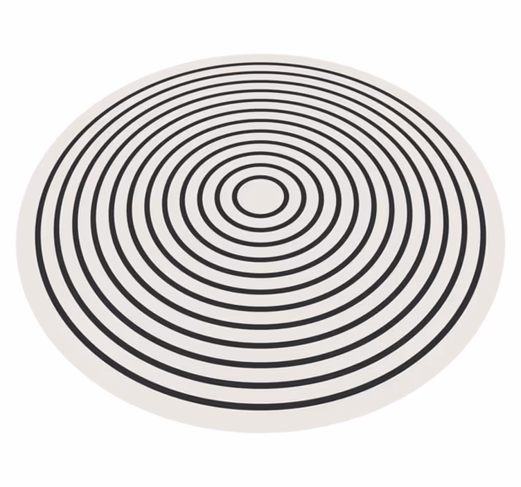 rounded lines office carpet - TenStickers