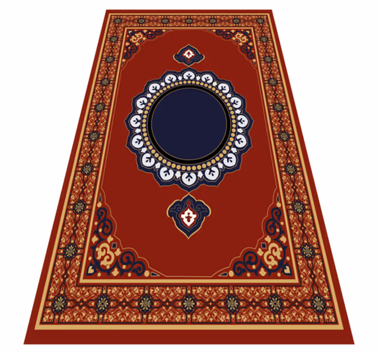 persian style  rectangular rug - TenStickers