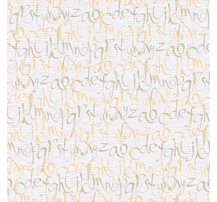Urban vintage letters letter wallpaper - TenStickers